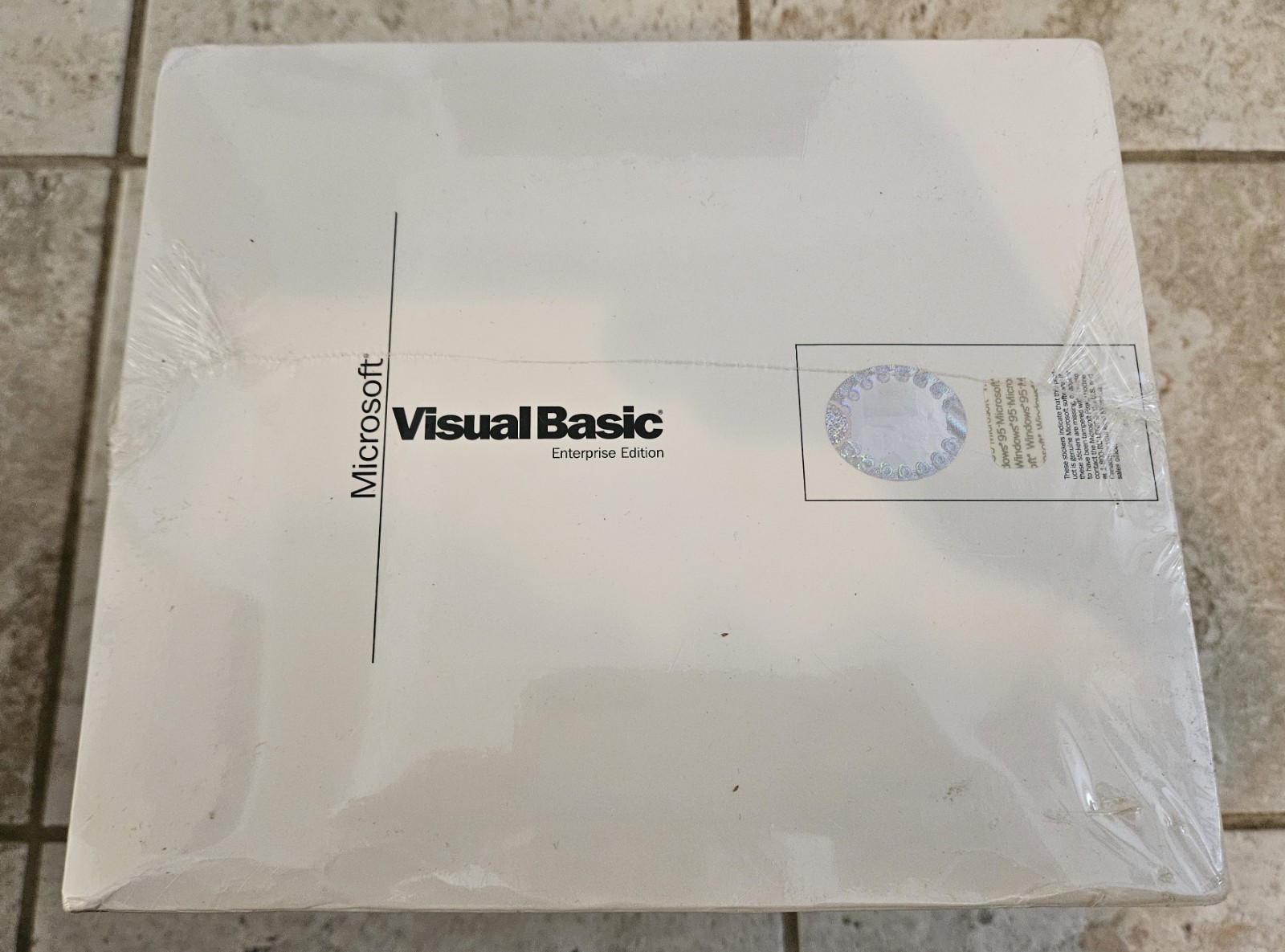 NEW Microsoft Visual Basic 4.0 Enterprise Full Edition for Windows 3.1 95 NT