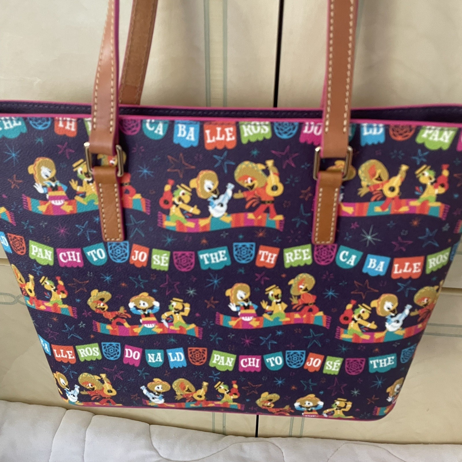 Disney Dooney&Bourke 3 Caballeros Tote -NWT