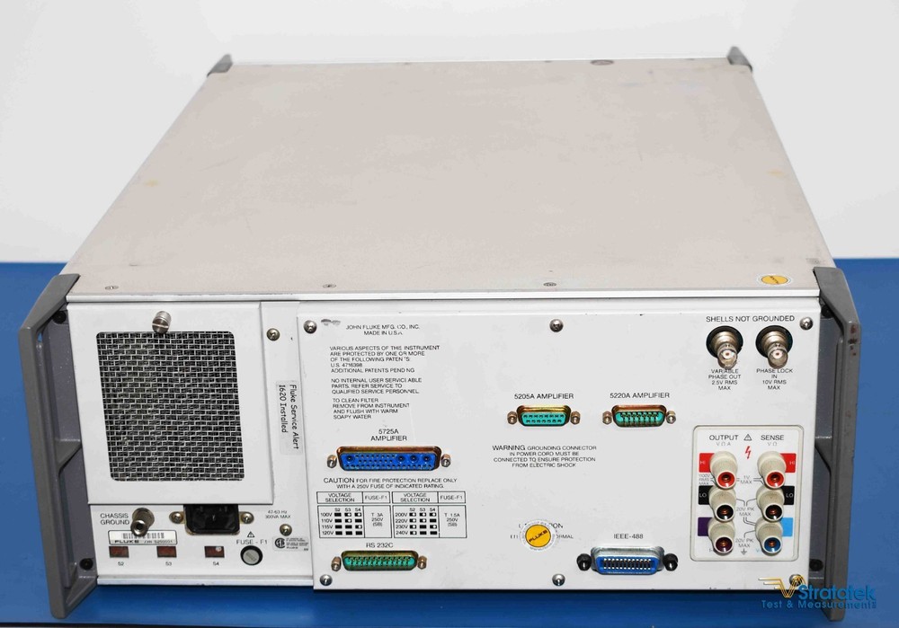 Fluke 5700A Multifunction Calibrator NIST Traceable Calibrated