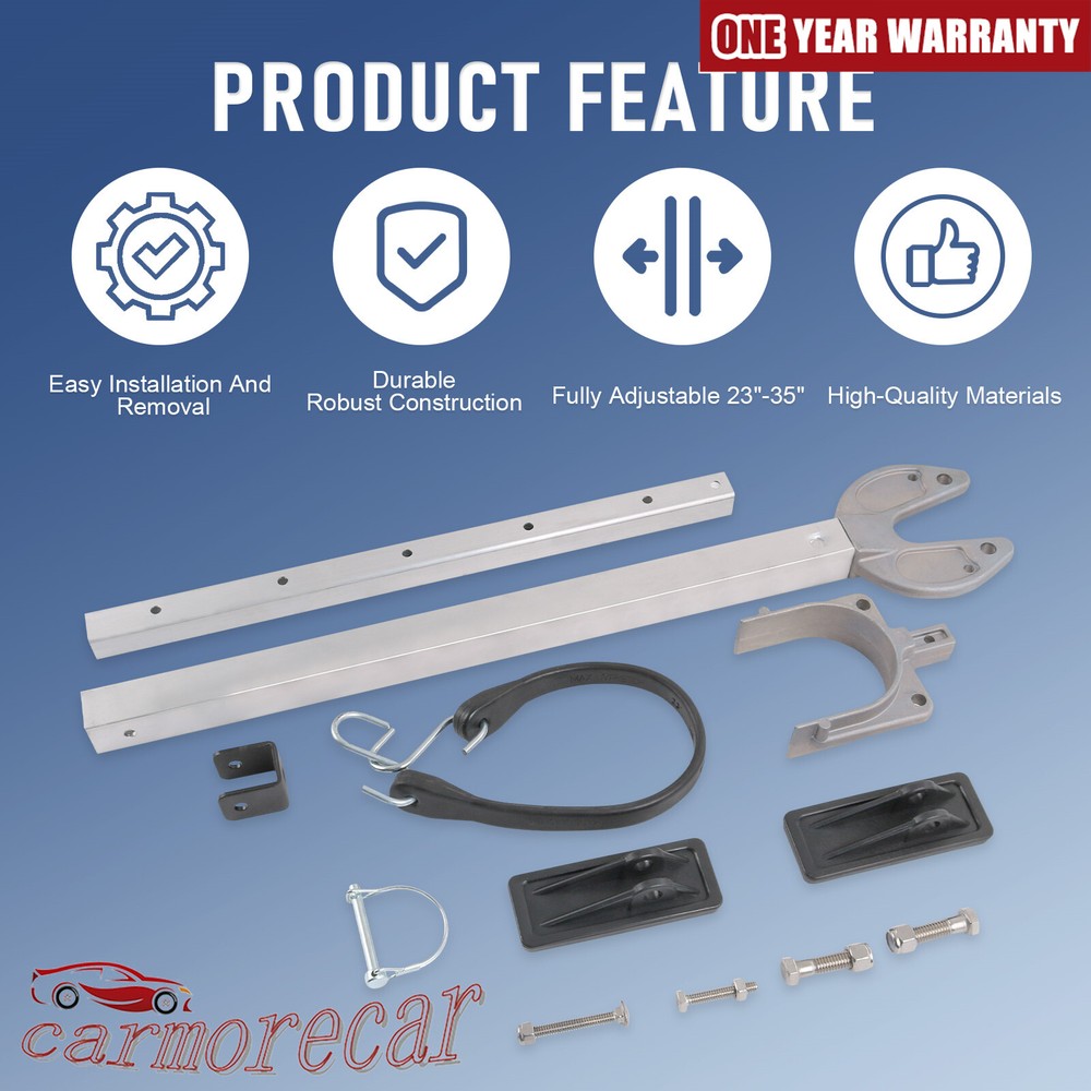 400-RB Adjustable Transom Saver, 23-35", Composite Head Holds Engine
