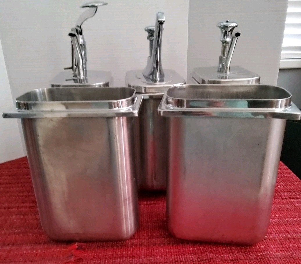 1950'S Drugstore Ice Cream Shop Soda Fountain Syrup. 3 Complete, 2 Bases