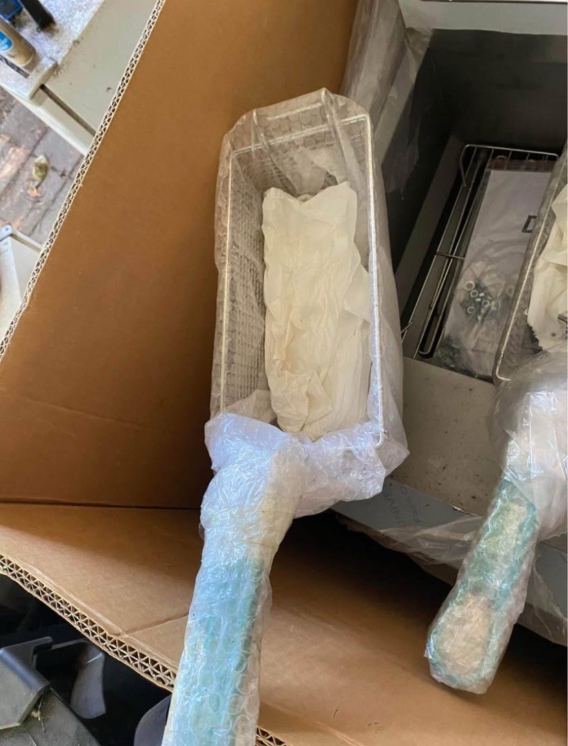 Dean SR142G Electric Floor Fryer - 2 Pots