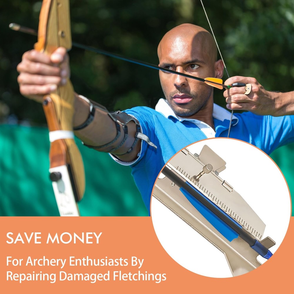 CHIME EOLIAN Fletching Jig, Arrow Jig Silver