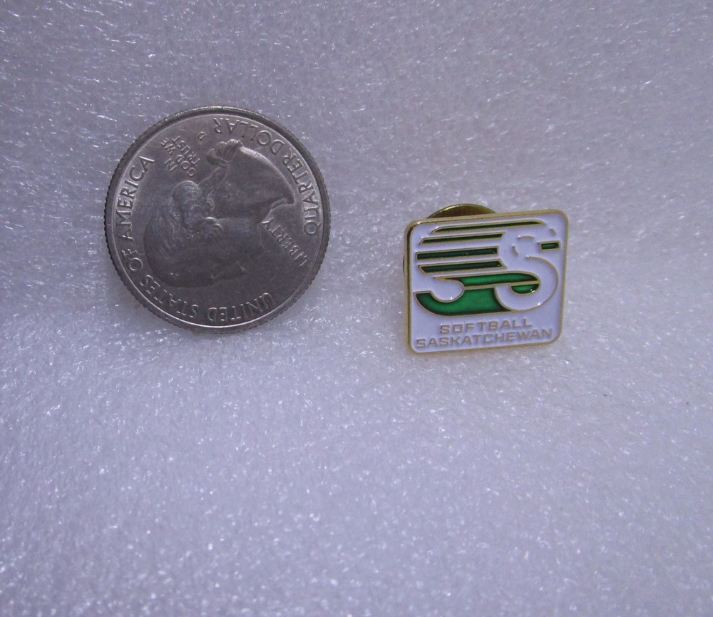 Softball Saskatoon Pin