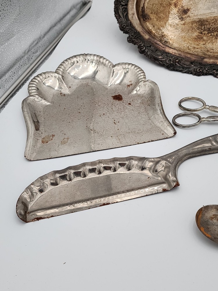 Silver Platter Ware - 12 PCS