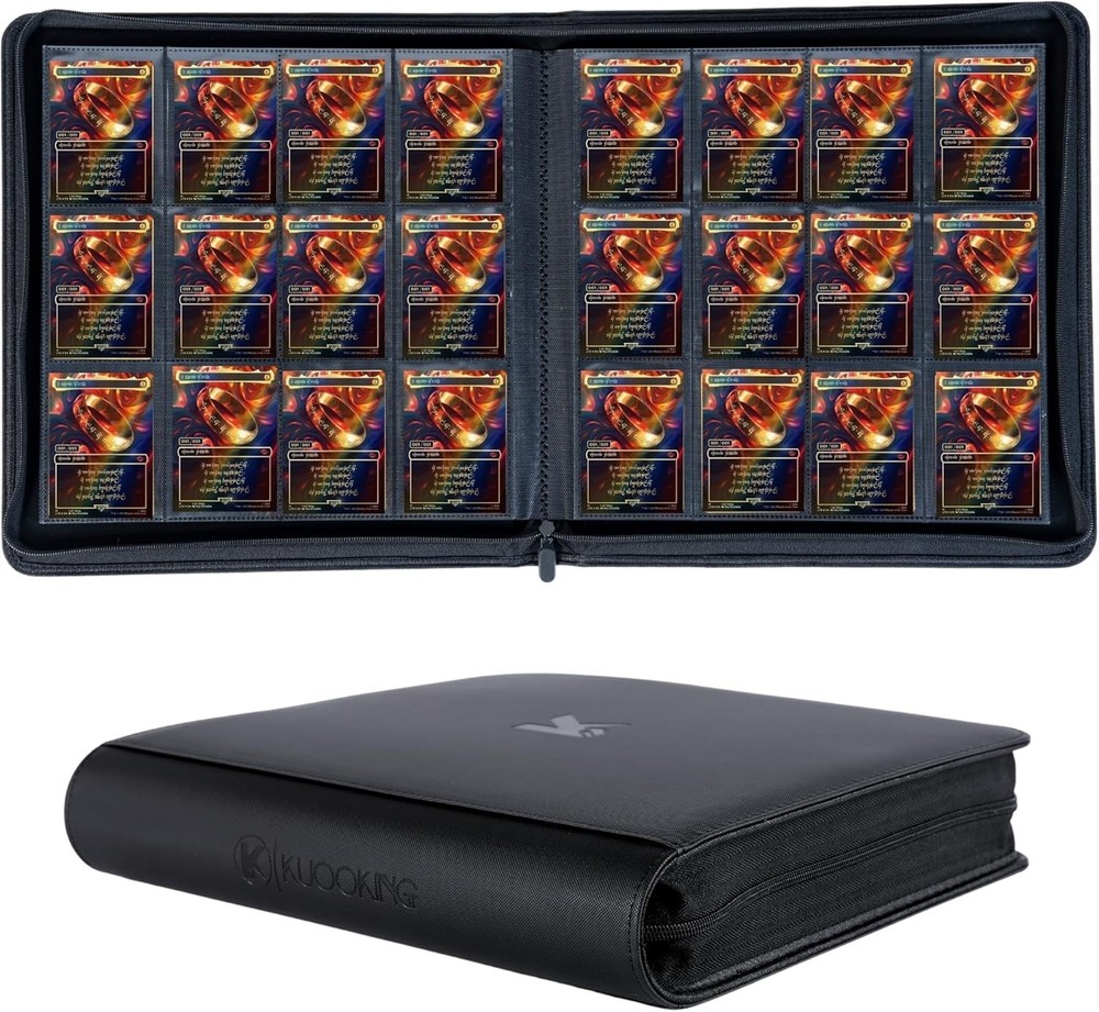 Sleek Design Card Binder - 1200+ Pocket Capacity
