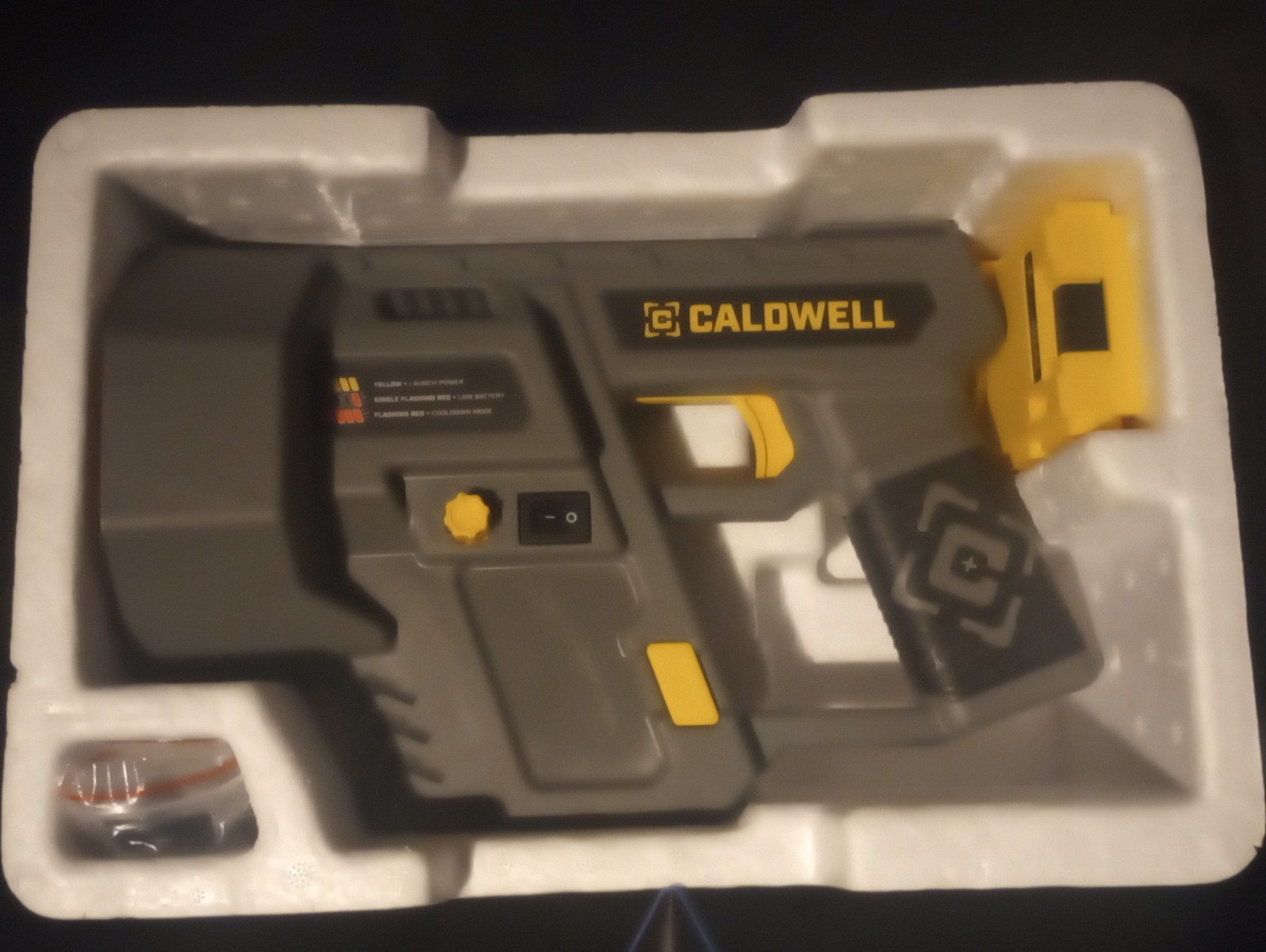 Caldwell Claycopter Handheld Electric Target Launcher with 100 Targets