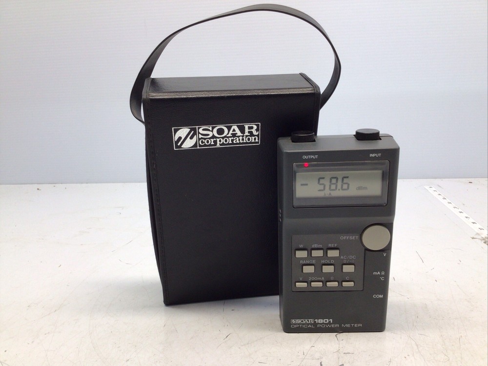 SOAR 1801 OPTICAL POWER METER WITH CASE