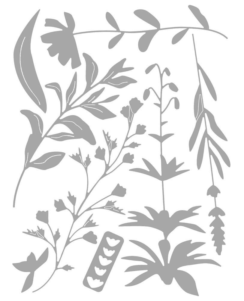 Sizzix Thinlits Spring Stems 8pc set #664381 Retail $25.99 by Olivia Rose