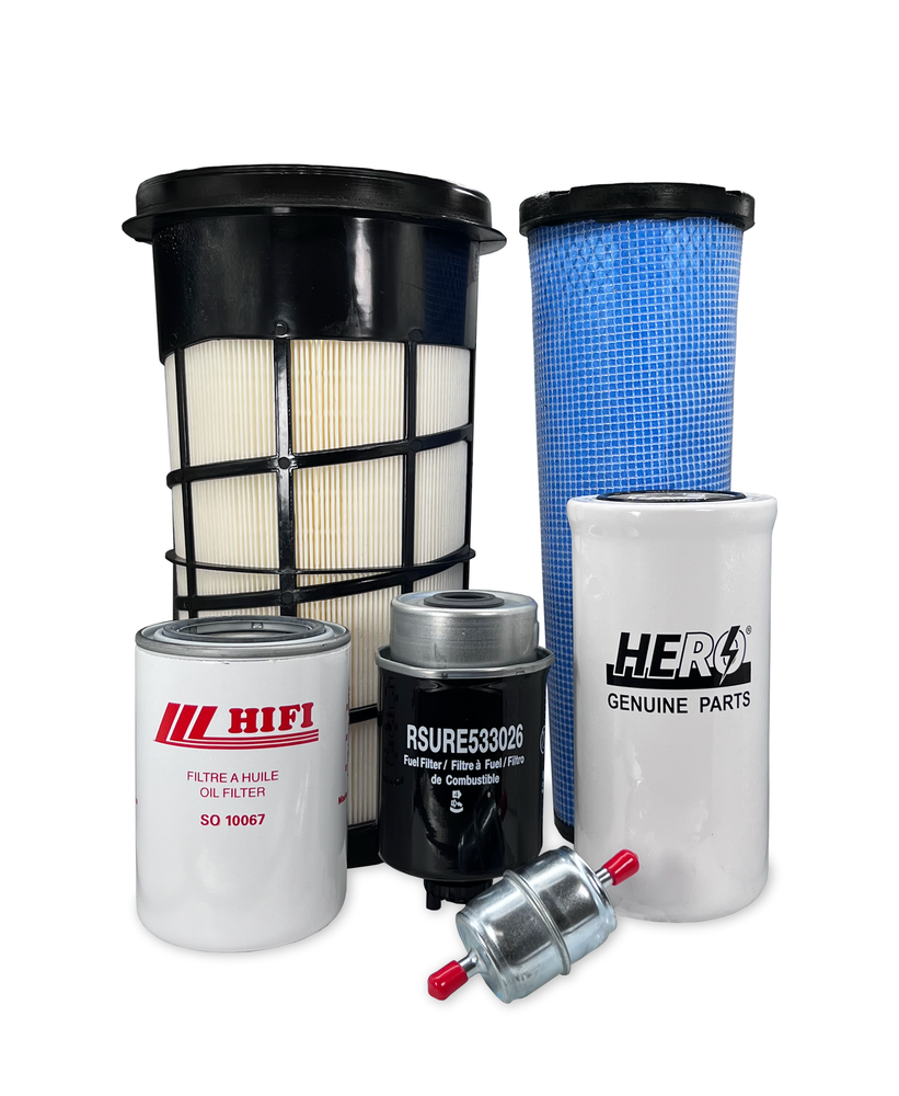 HERO® Maintenance Filter Kit For John Deere 329D Compact Track Loader