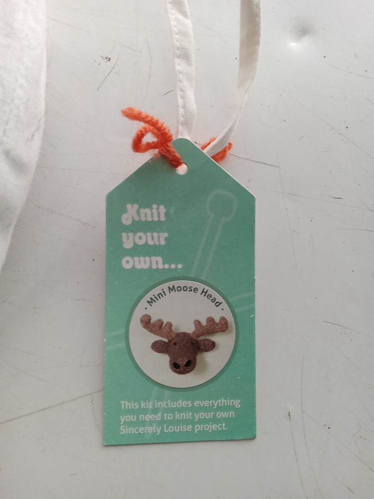 Knit Your Own Forest Friend Mini Moose Head