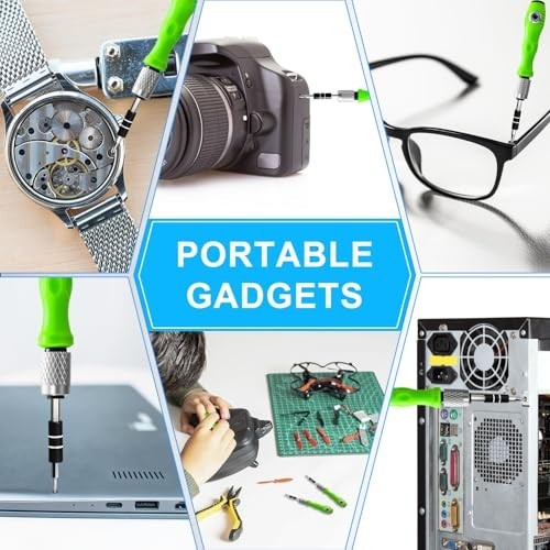 32pc Small Screwdriver Set Magnetic Precision Bit Star Y Torx Triangle Hex Watch