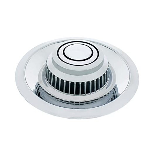 Industries C687005 Chrome Plastic Rally Hub Cap, 4 Pack