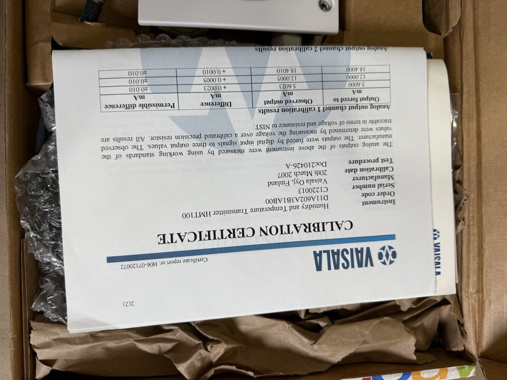 Vaisala HMT100 Humidity and Temperature Sensor Module