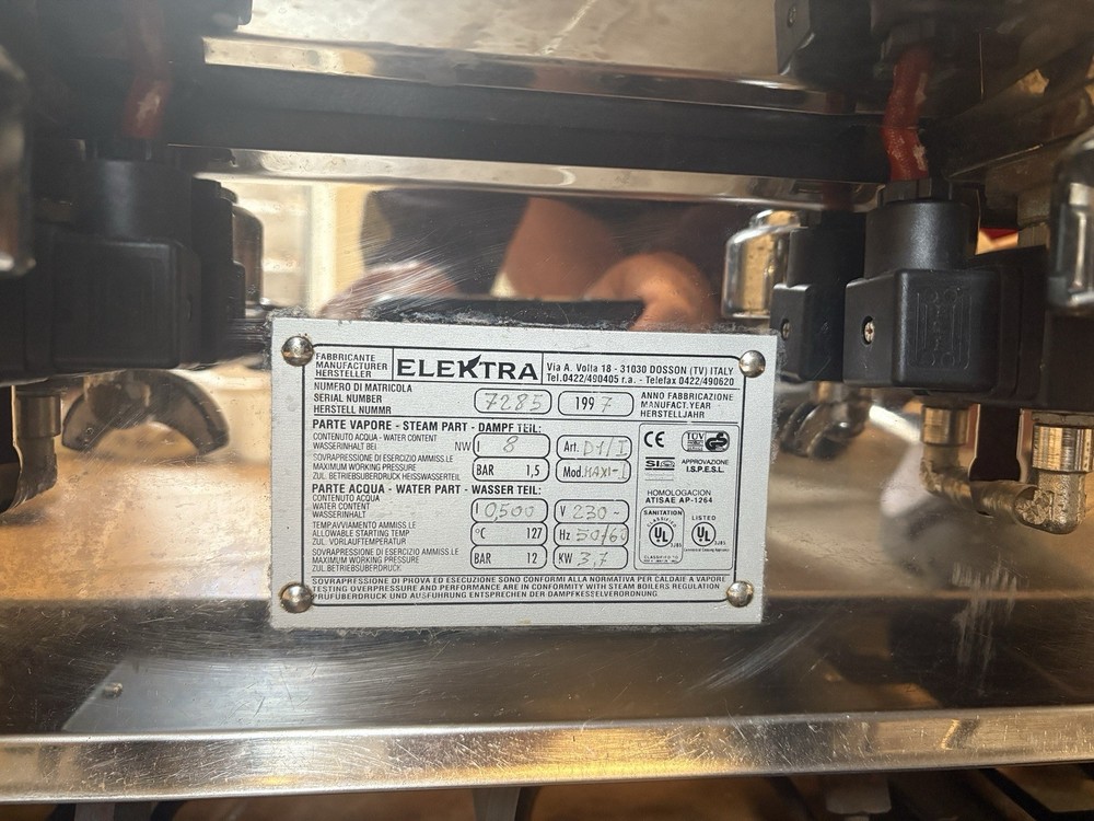 Elektra 230V Espresso Machine