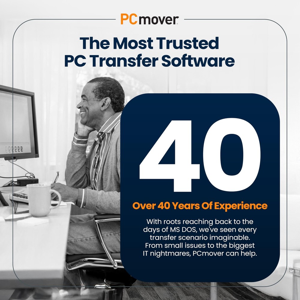 "PC Migration Software for Seamless File, App, and Settings Transfer - 1