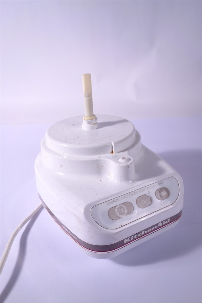 KitchenAid Food Processor KFP600WH White Base Motor Only Tested Working