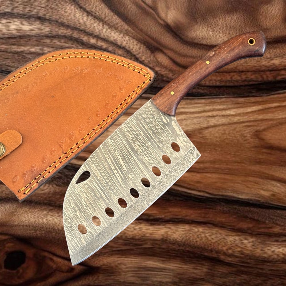 11"Fire Storm Damascus Blade cleaver For Chef Use Tx 1307 ?