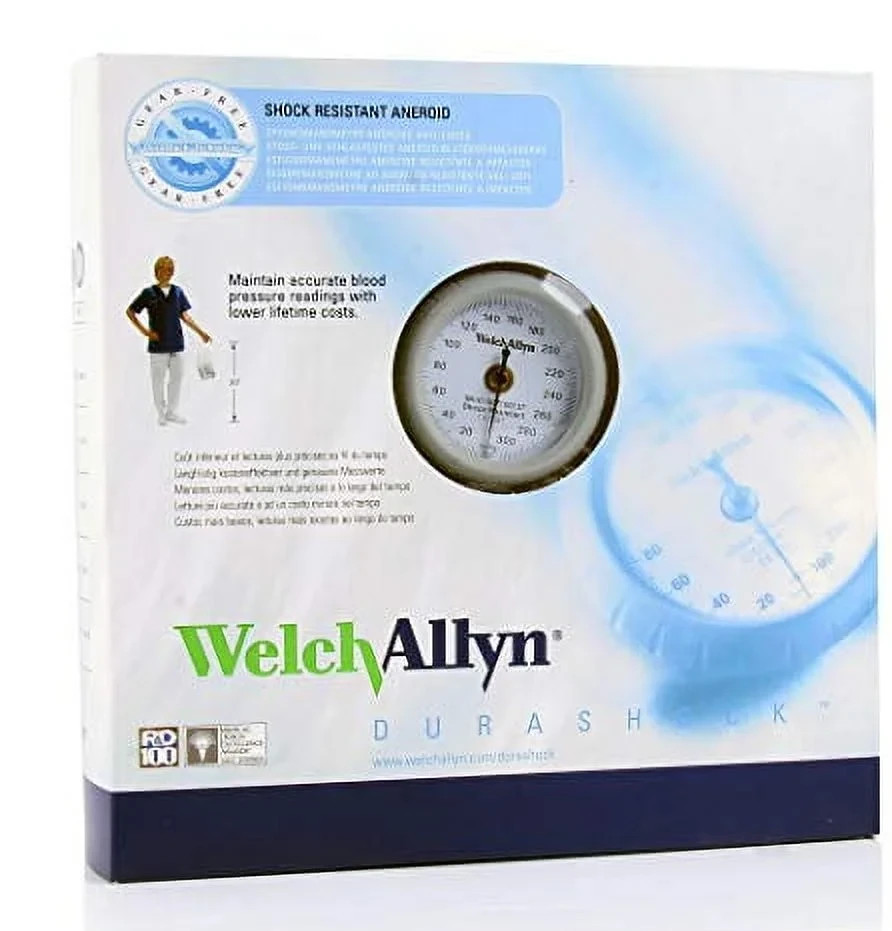 Welch Allyn DS44-11V Adult BP Cuff- Bulb, Color Bumpers, DuraShock, FlexiPort