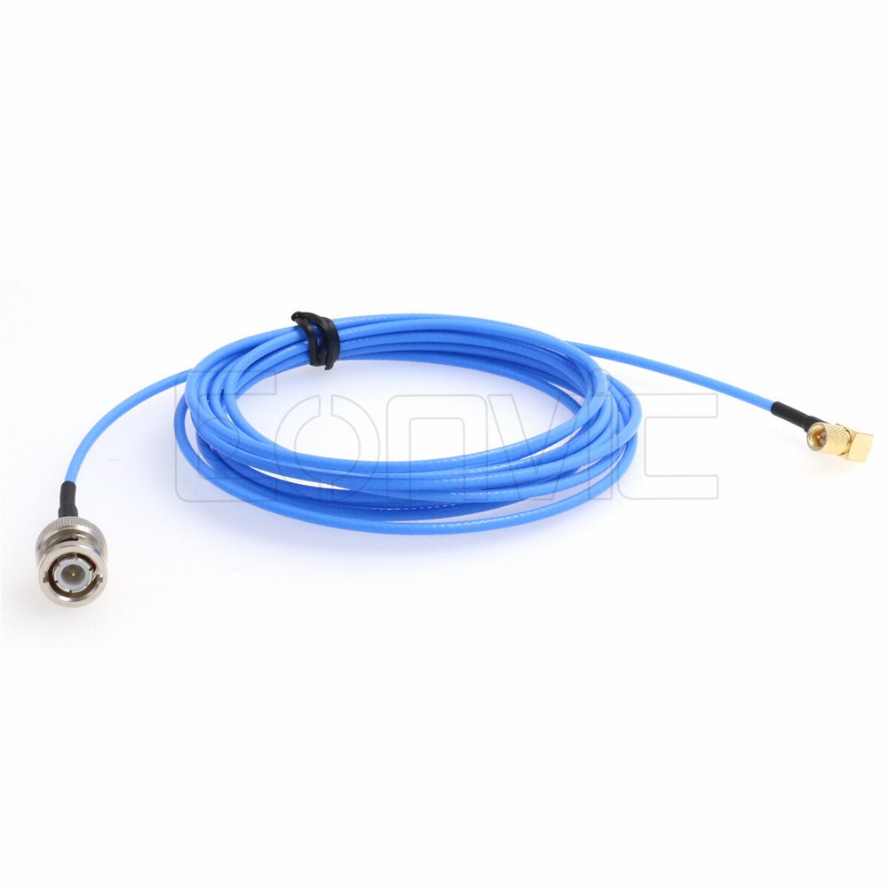 Right Angle Microdot 10-32 to BNC Coax Cable Accelerometer Vibration Test Sensor