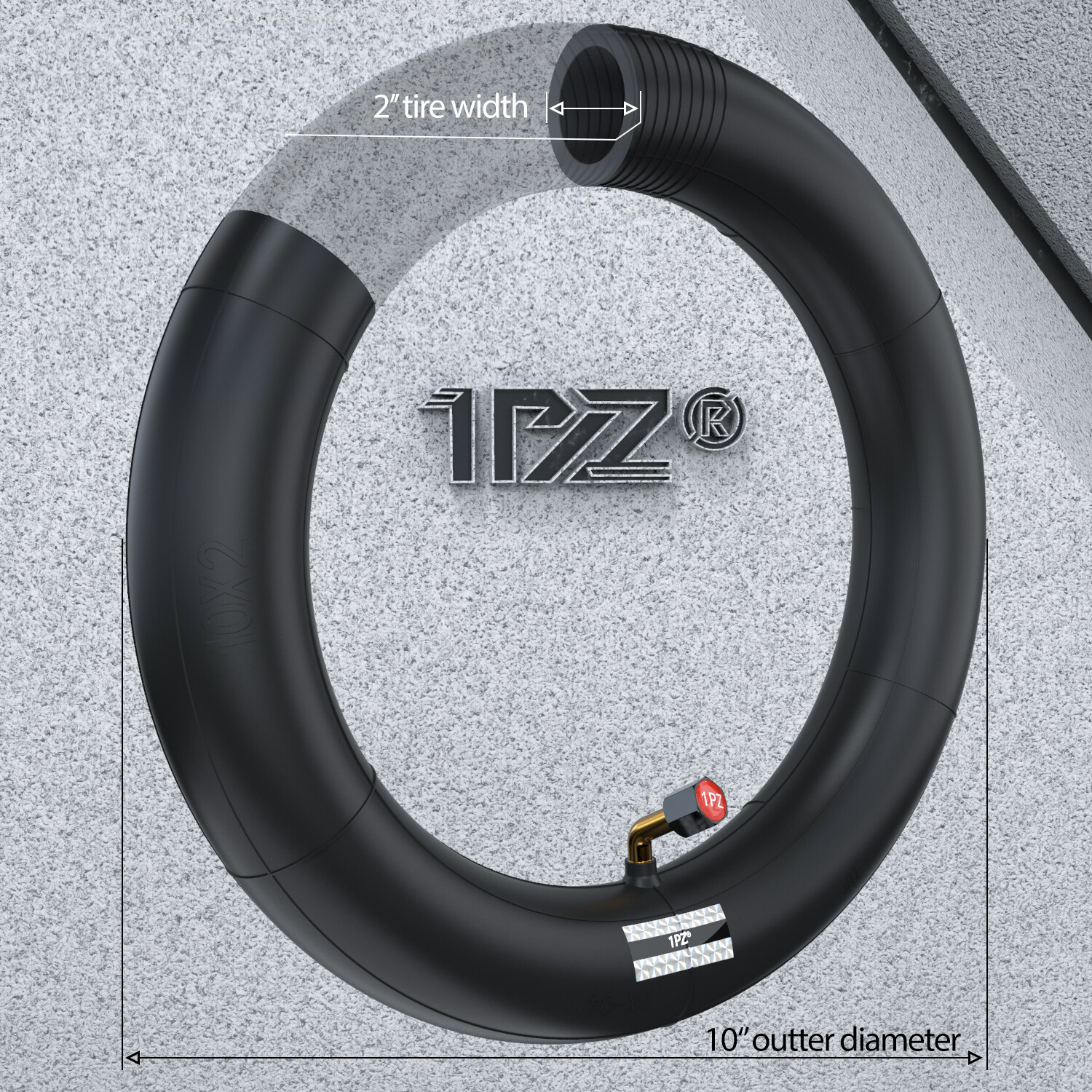 TWO Heavy Duty 10 x 2 10x2 10x2.125 Tire Inner Tube 2-Wheel Electric Scooters