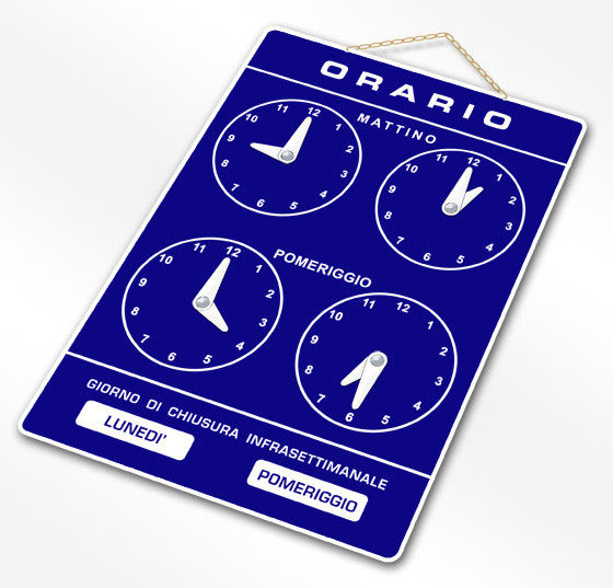 Adjustable TIME sign opening shop/studio/laboratory/workshop