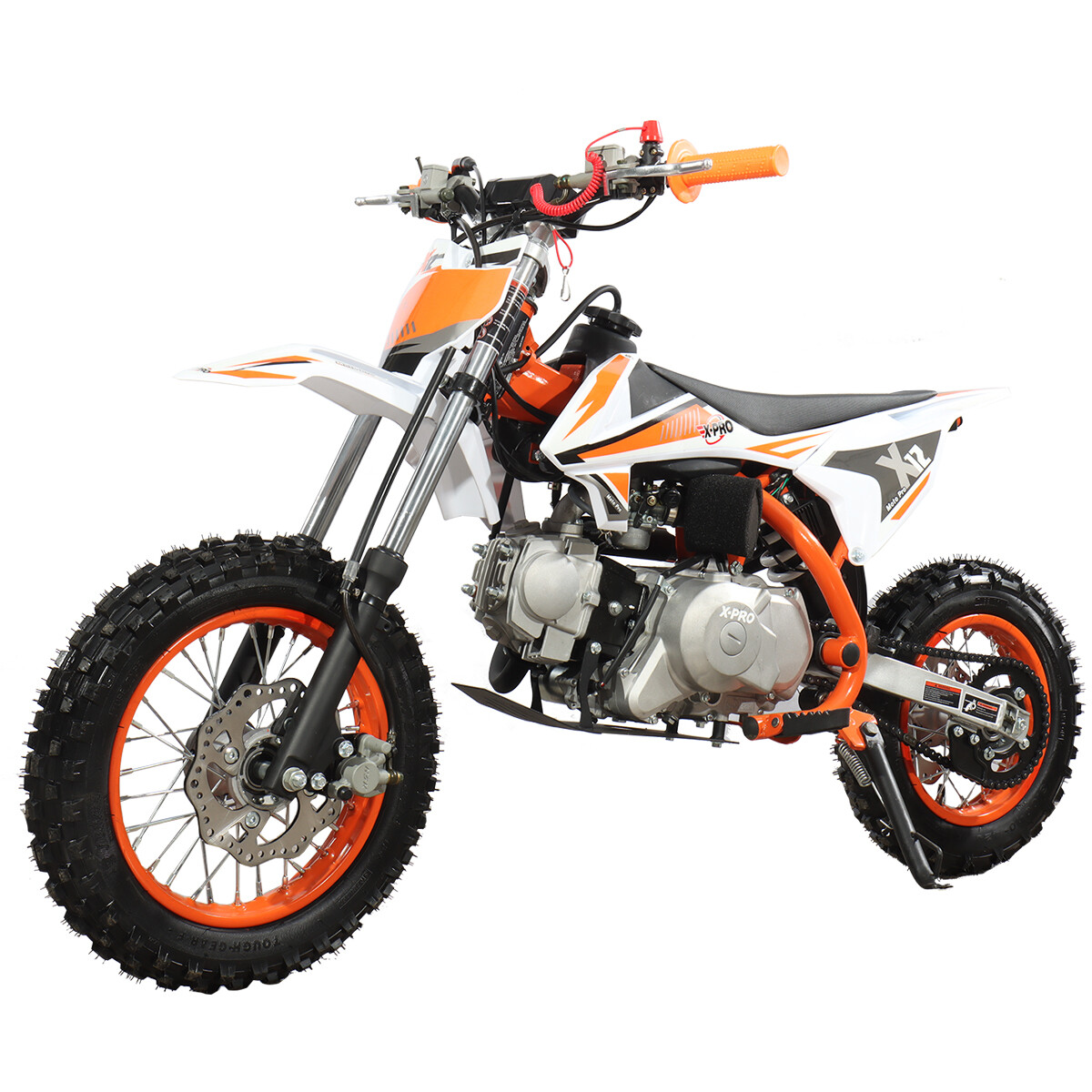 X-PRO X12 110cc Dirt Bike Pit Bike 4 Stroke Gas Powered Off Road Electric Start