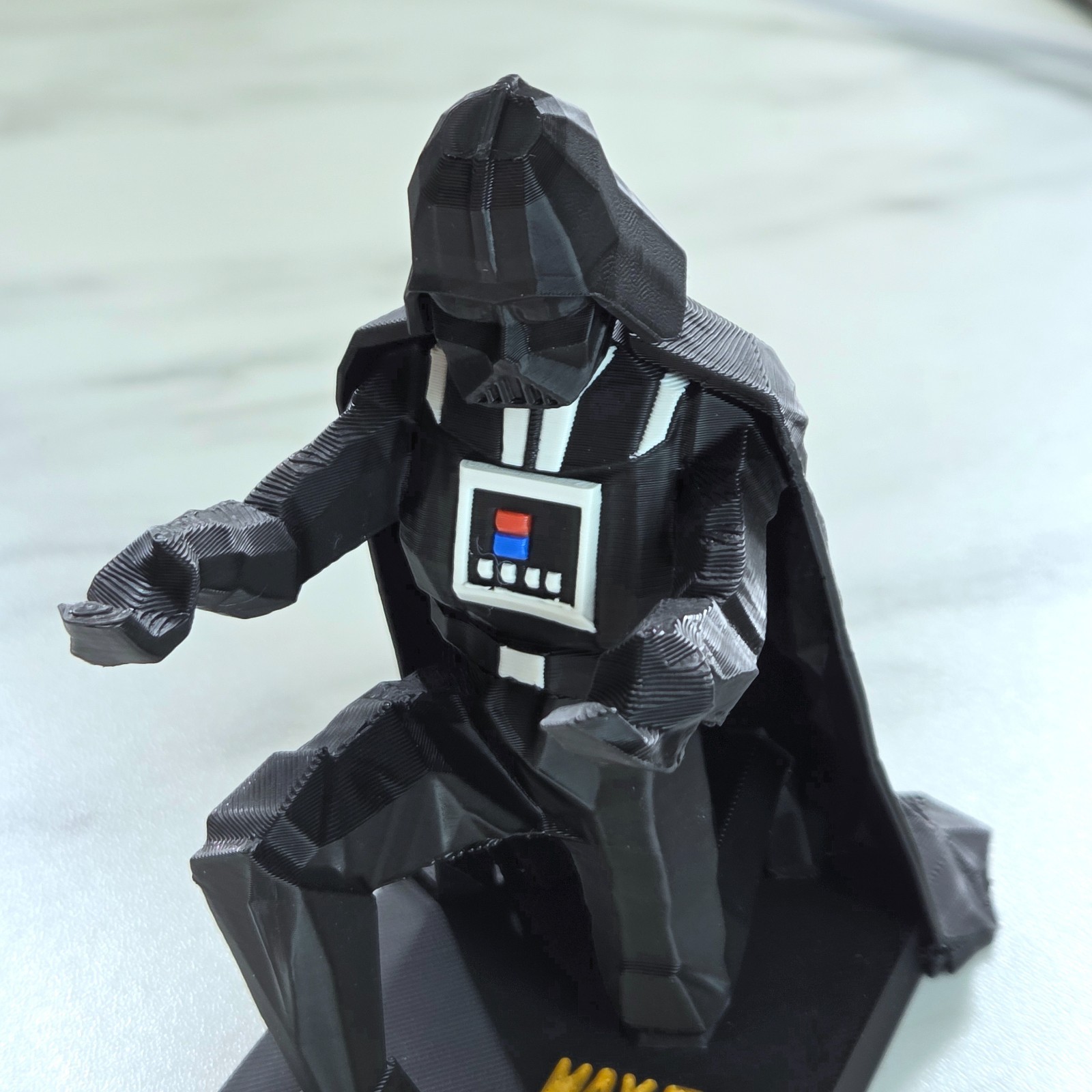 Darth Vader Pen Holder – 5 Color 3D Print | Gold “May the Force Be With You”