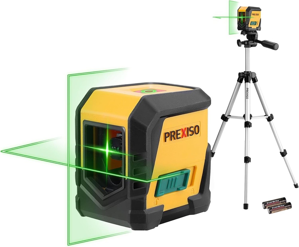 New Laser Level w/ Tripod, 65Ft Self-Leveling Green Line