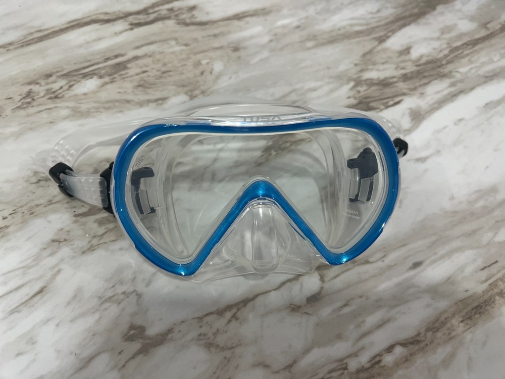 Tusa Ino Mask - Fish Tail Blue - Open Box/Returned