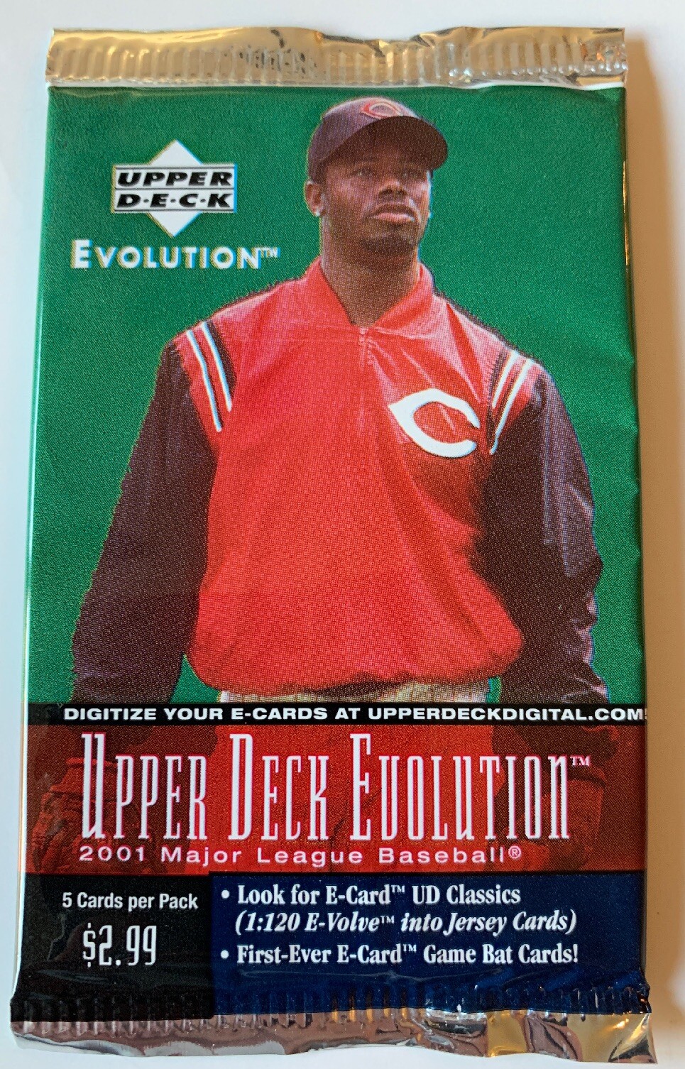 2001 Upper Deck Evolution MLB Baseball Card Pack, (1) Retail Pack (B7)