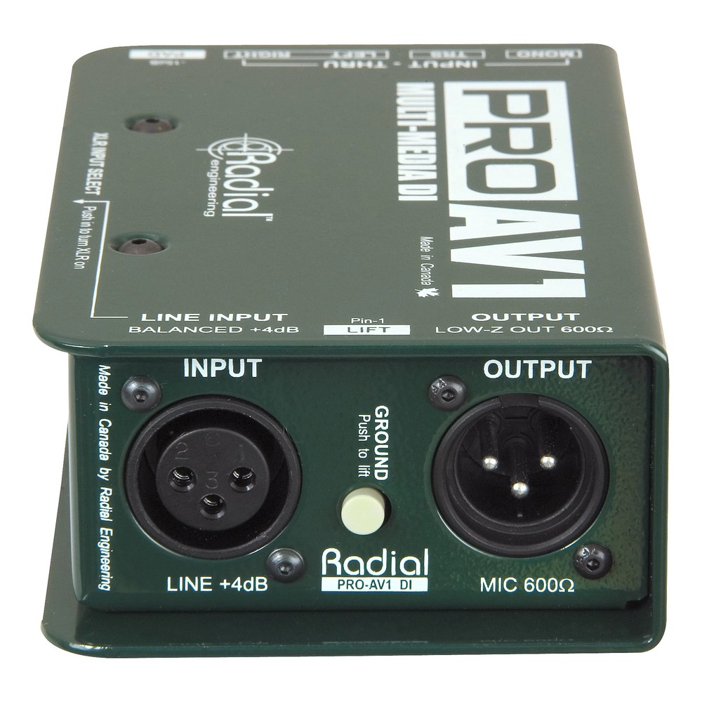Radial ProAV1 Multi-Media Passive Direct Box