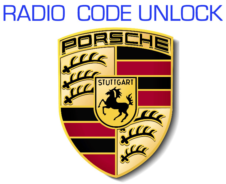PORSCHE CR220 CDR220 RADIO CD PLAYER BECKER DECODE CODE RETRIEVAL UNLOCK SERVICE