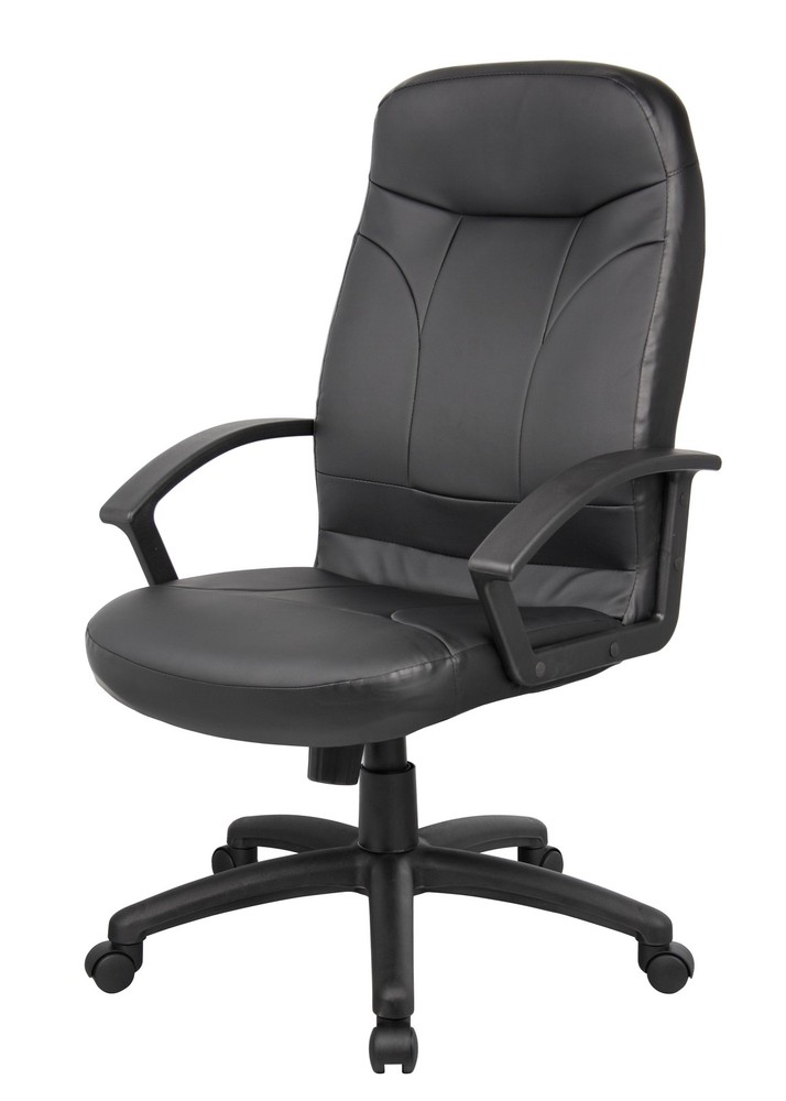Boss High Back LeatherPlus Chair MODEL # B8401