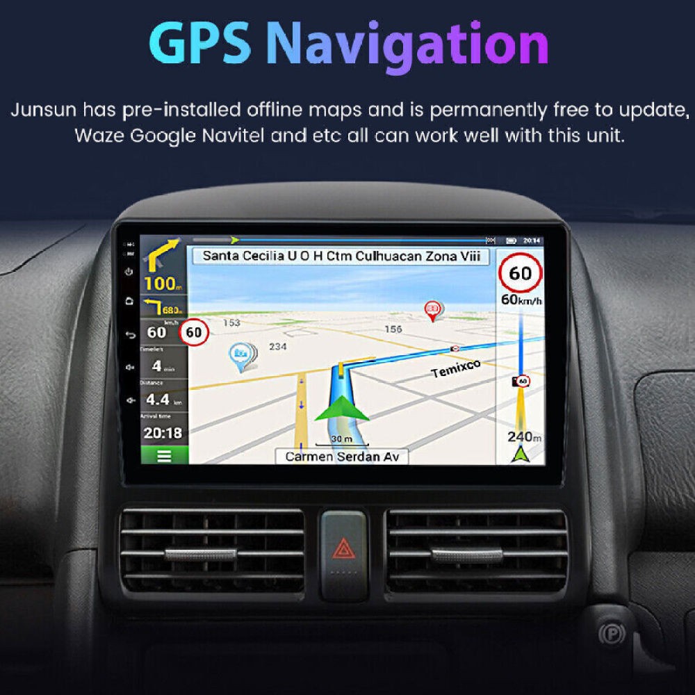 For Honda CR-V CRV 2002-2006 Apple CarPlay Android 14 Car Stereo Radio GPS