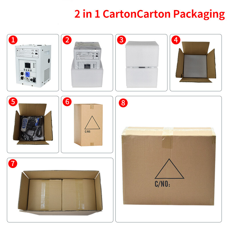 2PCS 750W Cold Spark Machine Wedding DJ Party Stage Effect Firework Machine