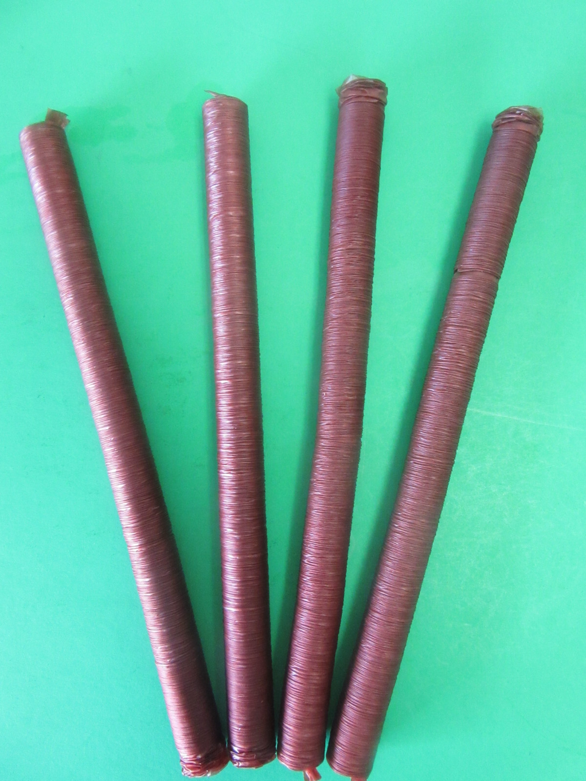 4 Strands Slim 17 mm collagen snack stick casings for 36 lb of sausage.  Edible