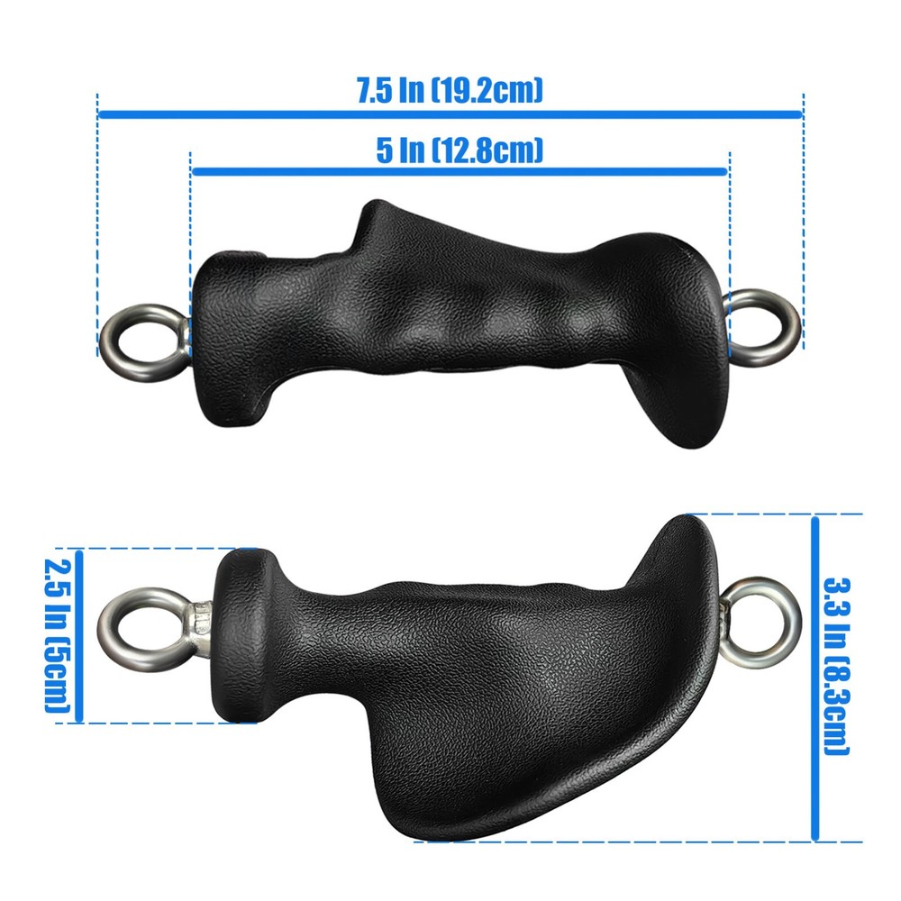 Tricep Rope LAT Pull Down Bar for Cable Machine Tricep Workout Cable Attachments