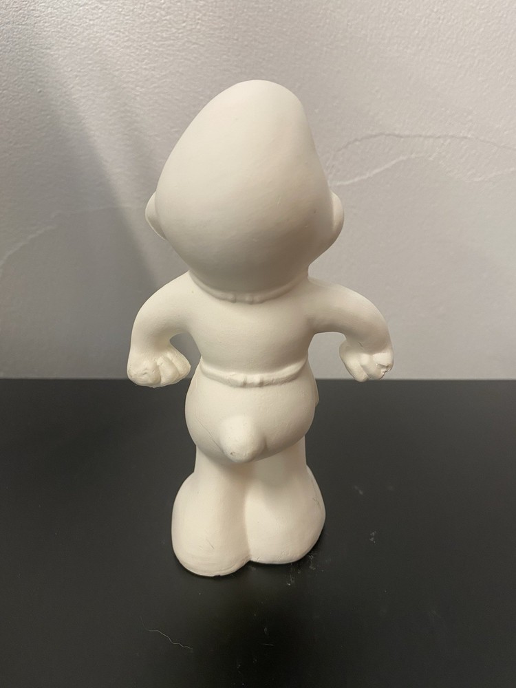 Hefty Smurf Ready To Paint Ceramic Bisque