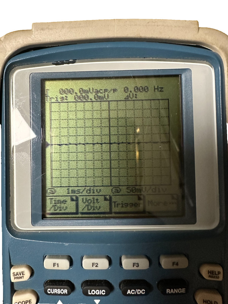 EXTECH HANDHELD MULTISCOPE / OSCILLOSCOPE / DIGITAL MULTIMETER