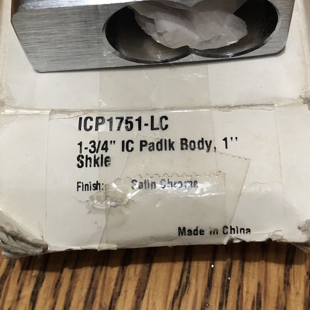 GMS ICP1751-LC SMALL FORMAT IC CORE STEEL PADLOCK
