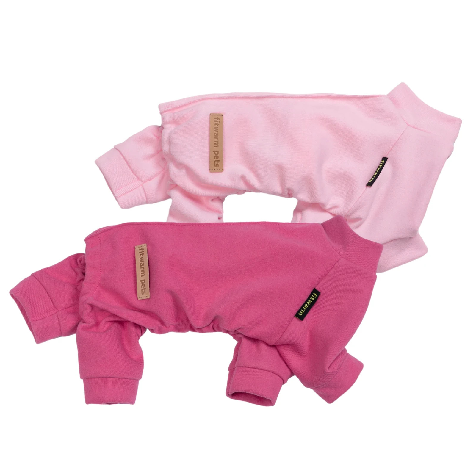 Pack of 2 FitWarm Pink Thermal Dog Pajamas Sleepwear Pink & Rose Size XS-L NEW