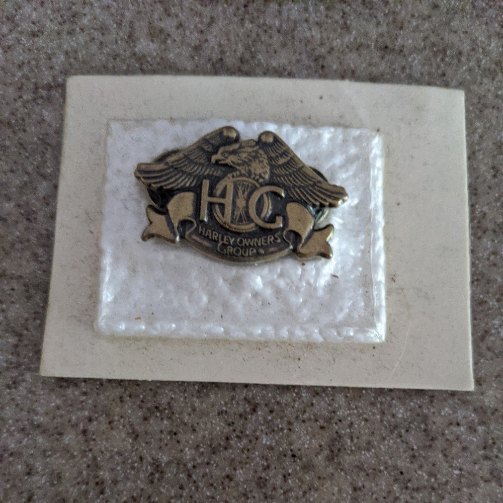 HOG Harley Owners group Pin and HOG Patch