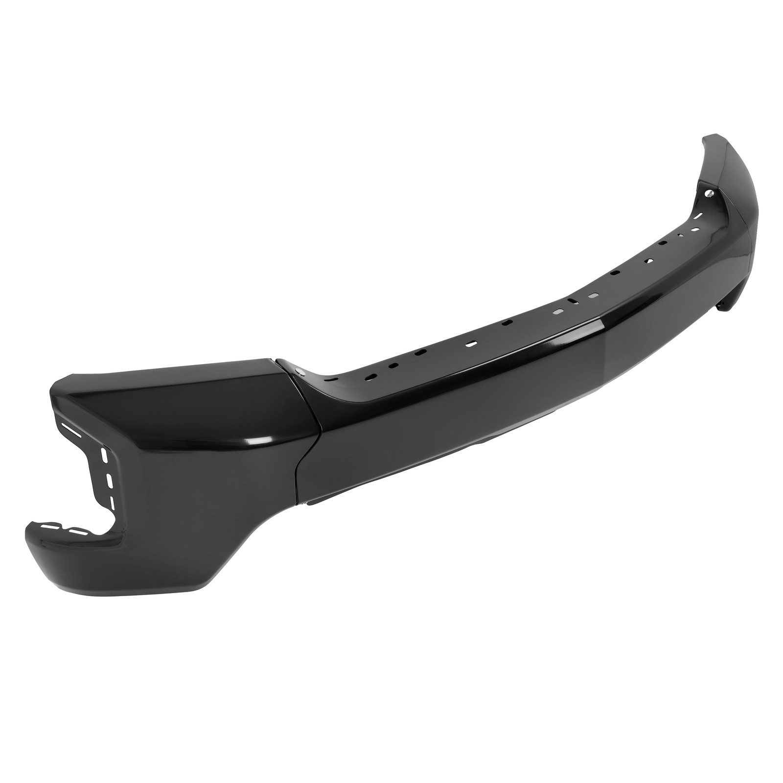 Front Bumper Face Bar Fit For 2019-2022 Chevrolet Silverado 1500 Steel Black
