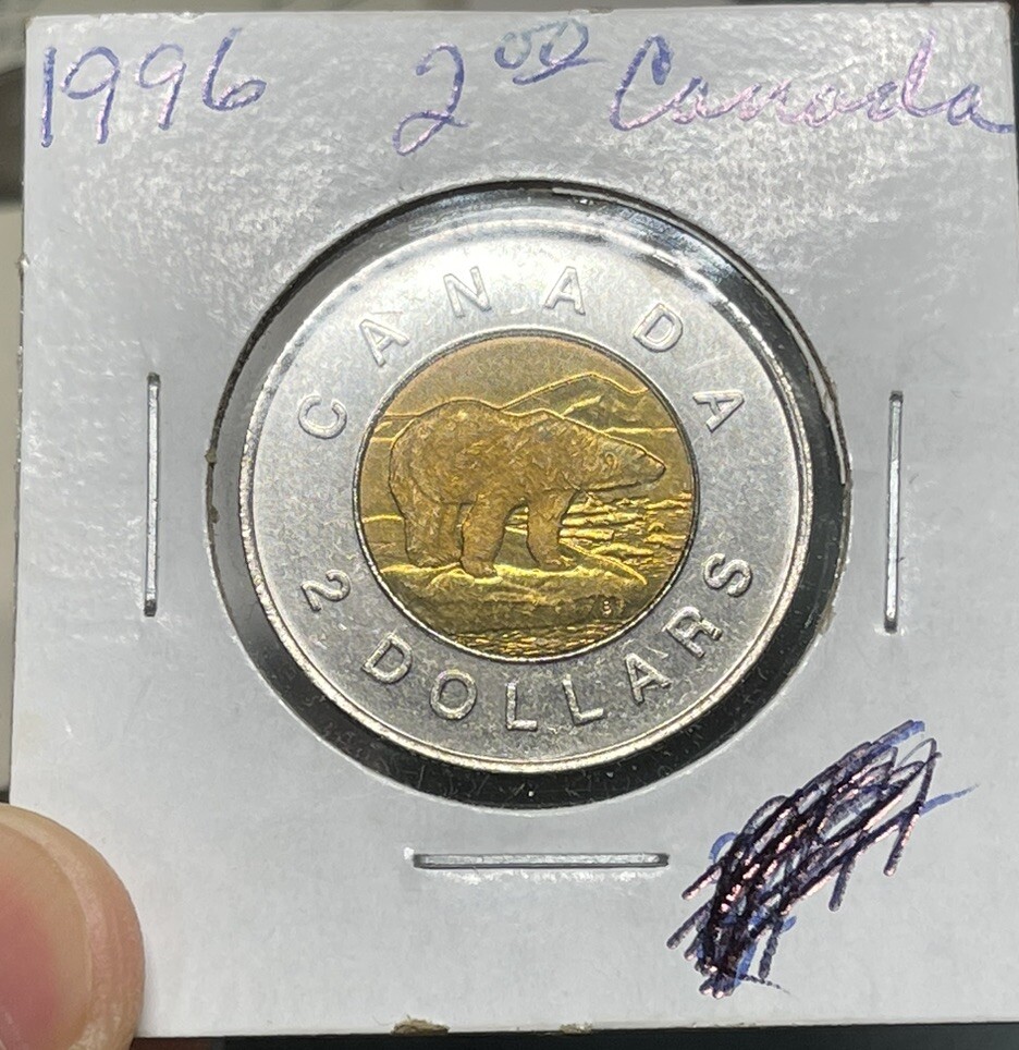 1996 Canada 2 Dollars Coin Excellent Condition High Value