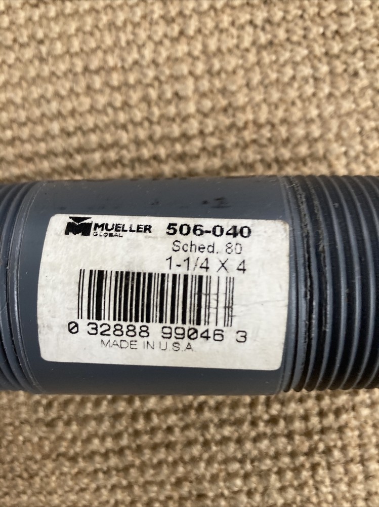 Mueller Global 506-040 Schedule 80 1-1/4"X4