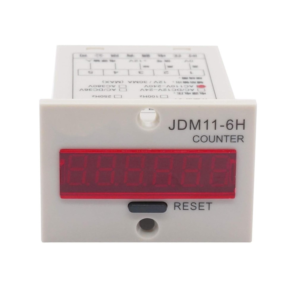 Compact LED Display Counter with Hall Sensor - Memory Retention Feature Included