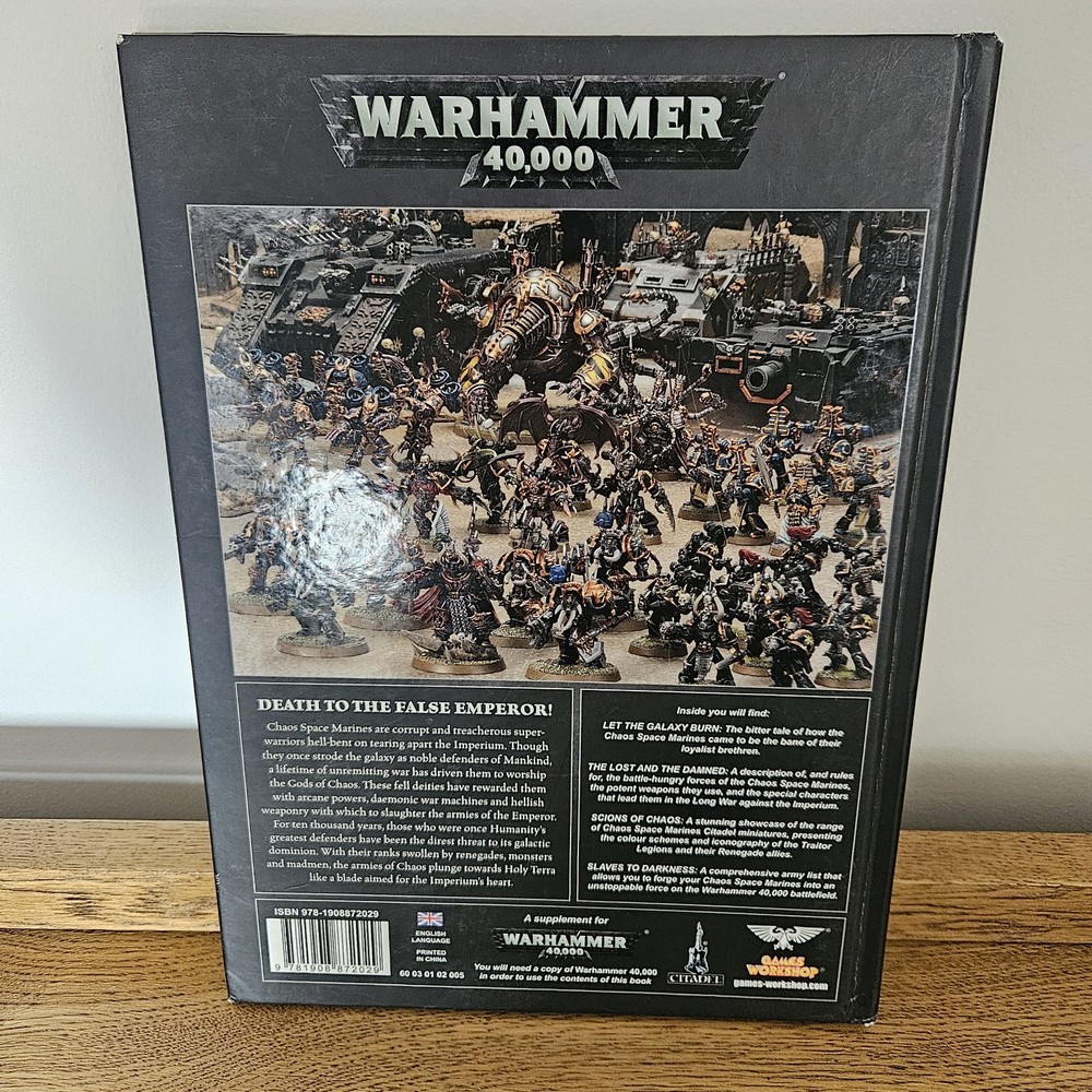 Warhammer 40,000 Codex Chaos Space Marines - Games Workshop 2012 (E)