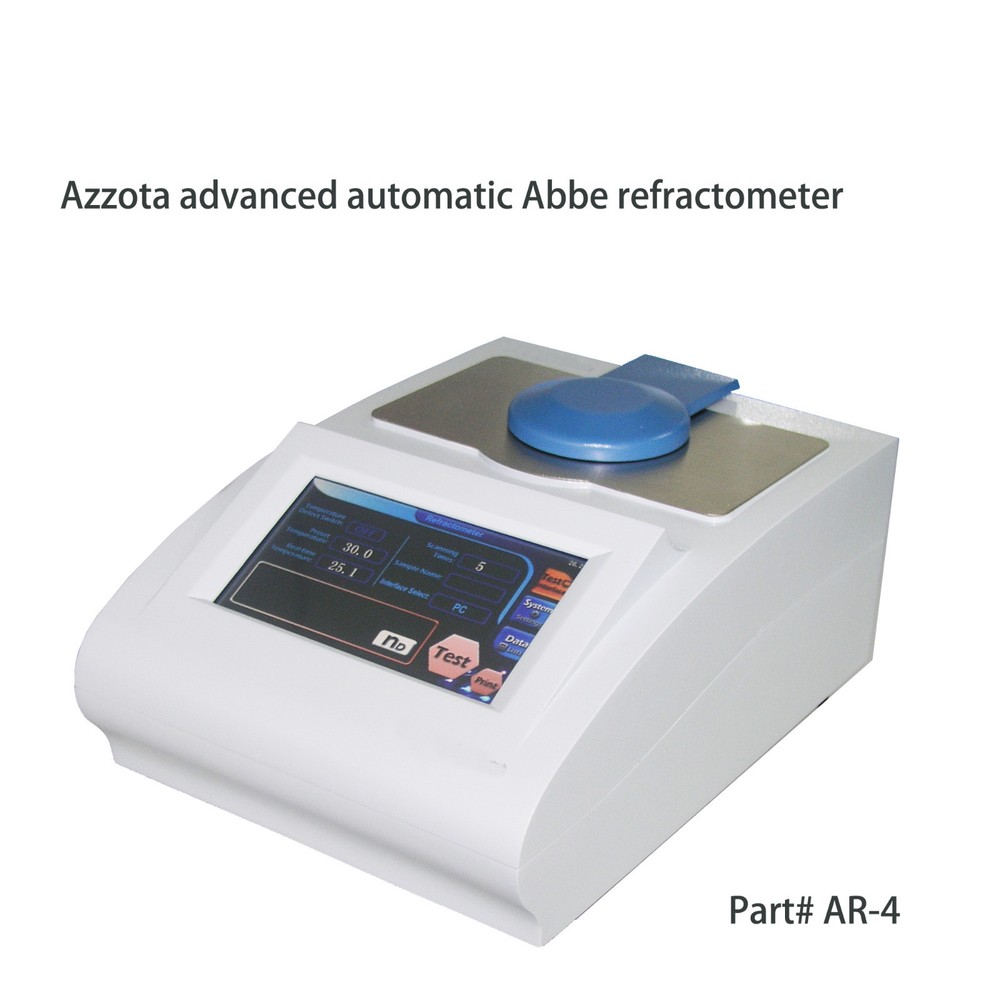 Azzota ® Automatic Digital Abbe Refractometer (Automatic design w/ Large LCD)