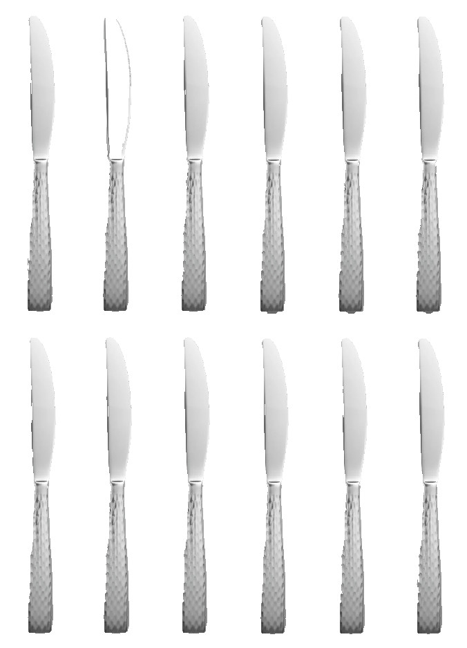 World Tableware Chivalry Pinched Bolster 9" Dinner Knife 12PK